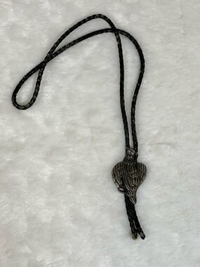 Vintage Eagle Bolo Leather Tie